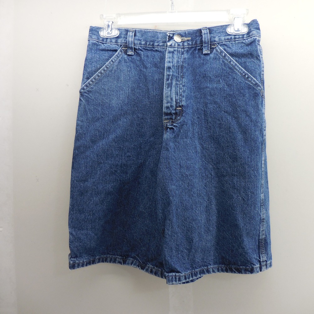 Wrangler WRG Jeans Co Mens Carpenter Denim Shorts Medium Wash Blue 16 Regular